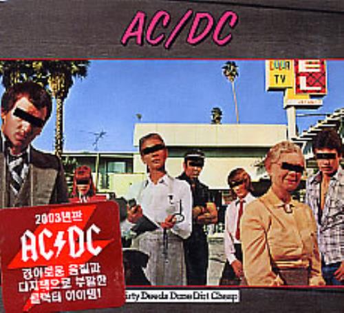 AC/DC Dirty Deeds Done Dirt Cheap CD album (CDLP) Korean ACDCDDI275387