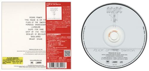 AC/DC Flick Of The Switch - Promo Sample CD album (CDLP) Japanese ACDCDFL429216