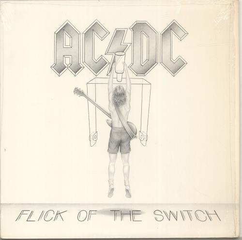 AC/DC Flick Of The Switch - shrink vinyl LP album (LP record) US ACDLPFL691605