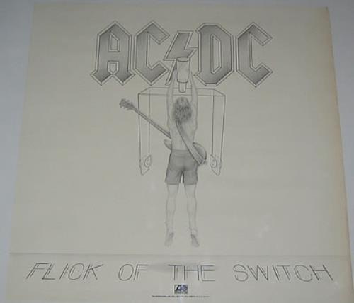 AC/DC Flick Of The Switch poster Japanese ACDPOFL351481
