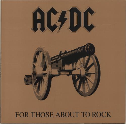 AC/DC For Those About To Rock (We Salute You) vinyl LP album (LP record) US ACDLPFO691603