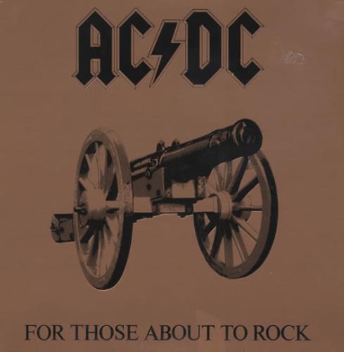 AC/DC For Those About To Rock - Sealed vinyl LP album (LP record) Canadian ACDLPFO399560