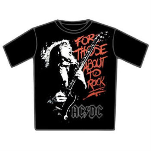 AC/DC For Those About To Rock [Large] t-shirt UK ACDTSFO428977
