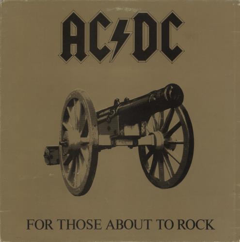 AC/DC For Those About To Rock, We Salute You vinyl LP album (LP record) New Zealand ACDLPFO871100