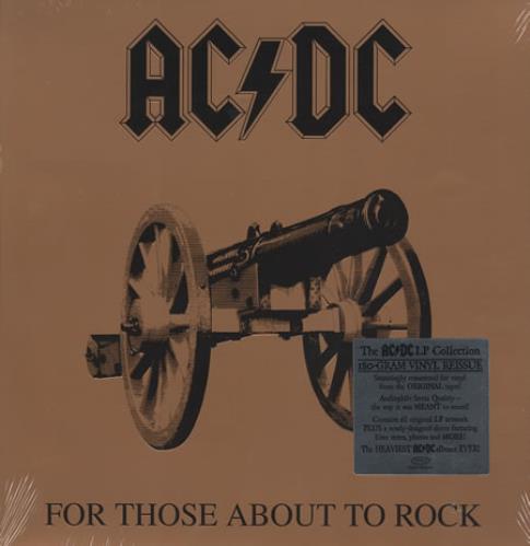 AC/DC For Those About To Rock vinyl LP album (LP record) US ACDLPFO375573