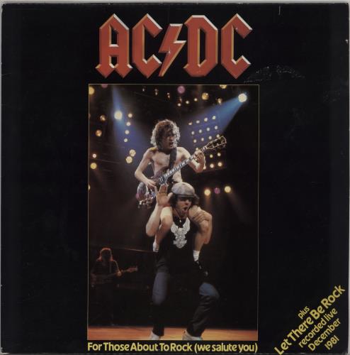 AC/DC For Those About To Rock 12" vinyl single (12 inch record / Maxi-single) UK ACD12FO48088