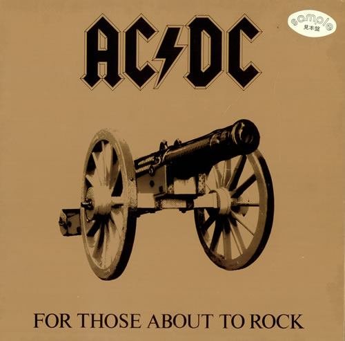 AC/DC For Those About To Rock vinyl LP album (LP record) Japanese ACDLPFO494183
