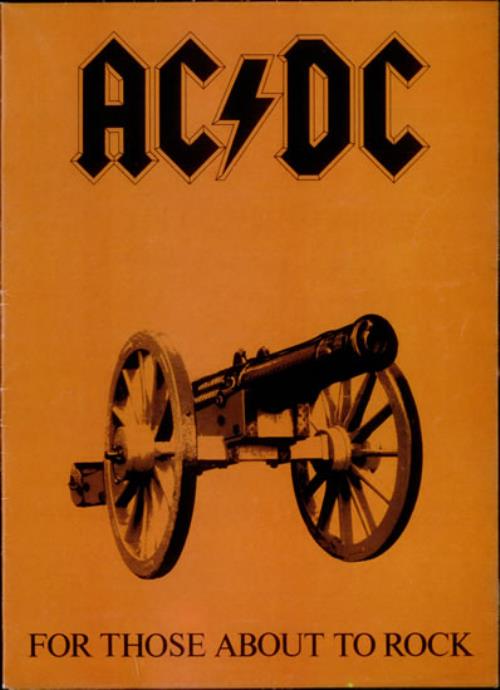 AC/DC For Those About To Rock tour programme US ACDTRFO533454