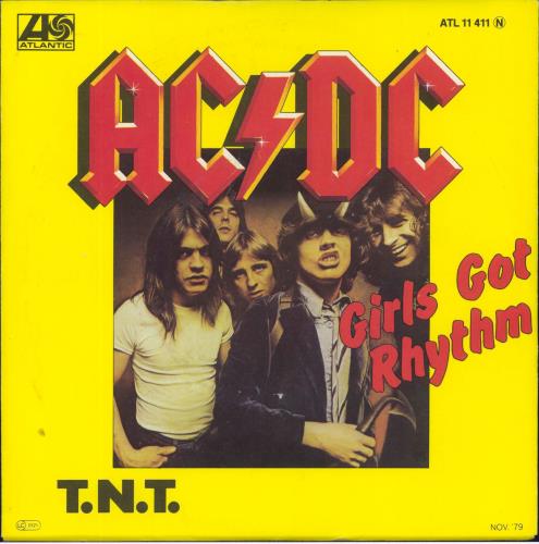 AC/DC Girls Got Rhythm 7" vinyl single (7 inch record / 45) German ACD07GI100603