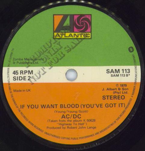 AC/DC Girls Got Rhythm 7" vinyl single (7 inch record / 45) UK ACD07GI16845