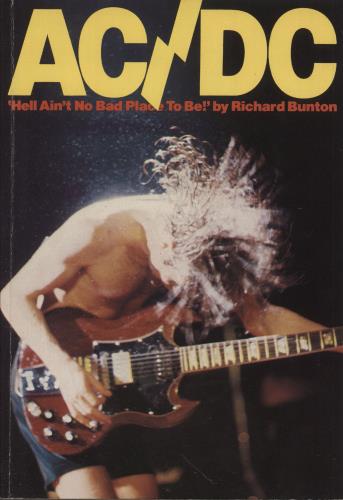 AC/DC Hell Ain't No Bad Place To Be! book UK ACDBKHE309599