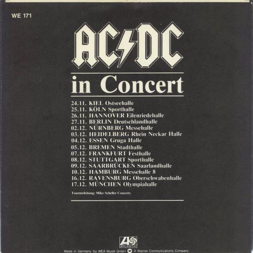 AC/DC Hells Bells 7" vinyl single (7 inch record / 45) German ACD07HE36733