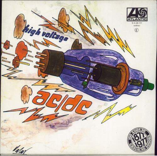 AC/DC High Voltage + P/S 7" vinyl single (7 inch record / 45) Portuguese ACD07HI805772
