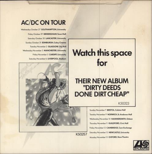 AC/DC High Voltage - Solid + P/S 7" vinyl single (7 inch record / 45) UK ACD07HI784546