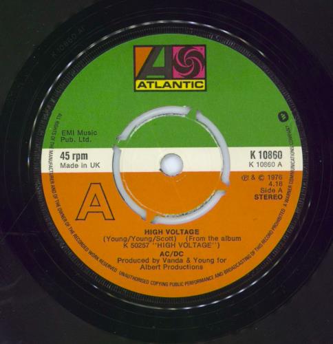 AC/DC High Voltage - 4p + P/S UK 7