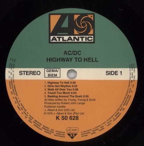 AC/DC Highway To Hell - Barcoded vinyl LP album (LP record) German ACDLPHI767464