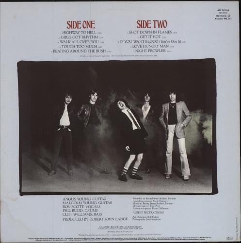 AC/DC Highway To Hell - EX vinyl LP album (LP record) German ACDLPHI782752