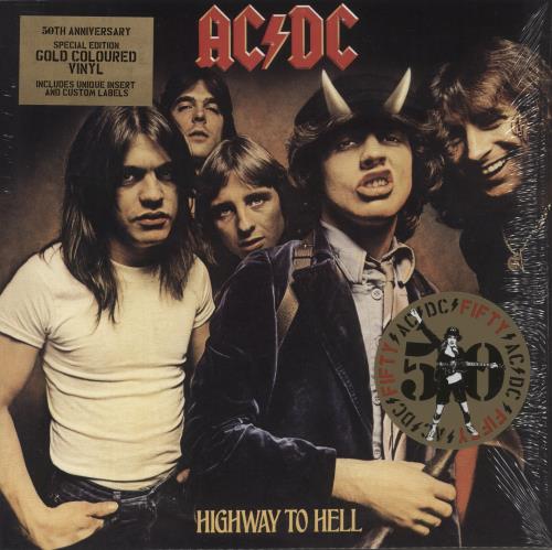 AC/DC Highway To Hell - Gold 180 Gram Vinyl vinyl LP album (LP record) UK ACDLPHI871713