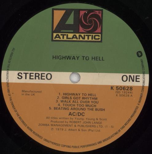 AC/DC Highway To Hell - shrink vinyl LP album (LP record) UK ACDLPHI852270