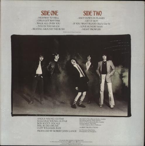 AC/DC Highway To Hell - shrink vinyl LP album (LP record) UK ACDLPHI852270