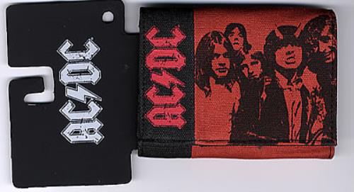 AC/DC Highway To Hell Canvas Wallet memorabilia UK ACDMMHI350222