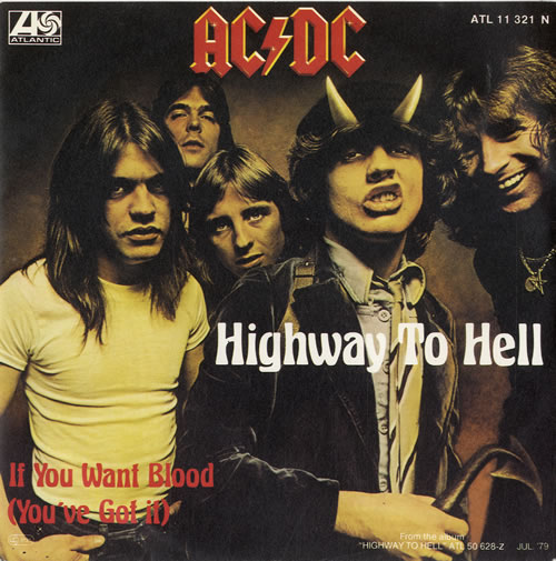 AC/DC Highway To Hell 7" vinyl single (7 inch record / 45) Dutch ACD07HI131492