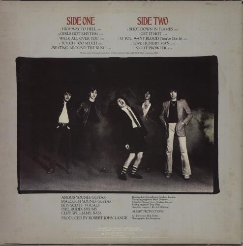 AC/DC Highway To Hell vinyl LP album (LP record) Japanese ACDLPHI658572