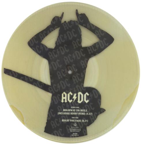 AC/DC Highway To Hell 12" vinyl picture disc (12 inch picture record) UK ACD2PHI858599