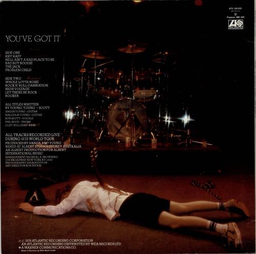 AC/DC If You Want Blood You've Got It - EX vinyl LP album (LP record) German ACDLPIF765891