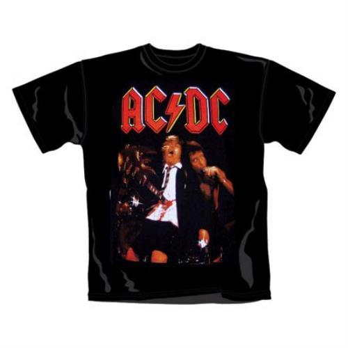 T-shirt AC/DC « If You Want Blood » – Noir, Manches Courtes, Coton – Tailles S à 5XL (USA)