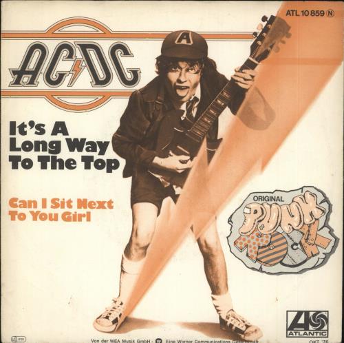 AC/DC It's A Long Way To The Top 7" vinyl single (7 inch record / 45) German ACD07IT727576