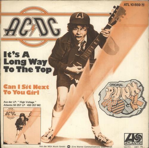 AC/DC It's A Long Way To The Top 7" vinyl single (7 inch record / 45) German ACD07IT727576
