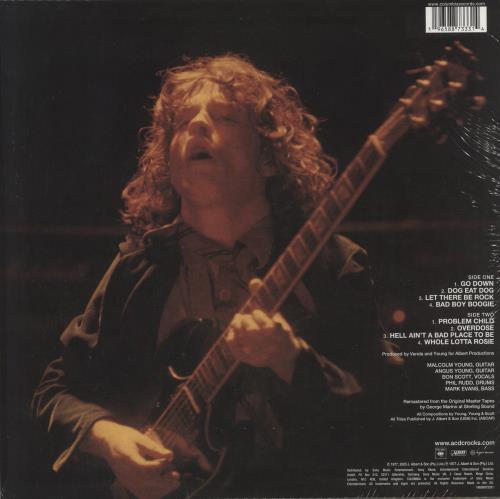 AC/DC Let There Be Rock - 180gram Gold Vinyl vinyl LP album (LP record) UK ACDLPLE871599