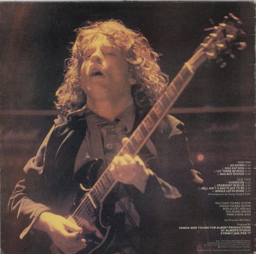 AC/DC Let There Be Rock - VG vinyl LP album (LP record) UK ACDLPLE872596