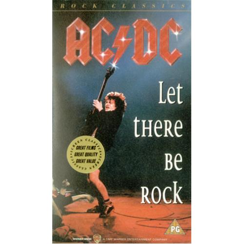 AC/DC Let There Be Rock UK video (VHS or PAL or NTSC) (154906)