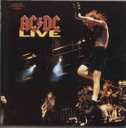 AC/DC Live + Poster 2-LP vinyl record set (Double LP Album) UK ACD2LLI698218
