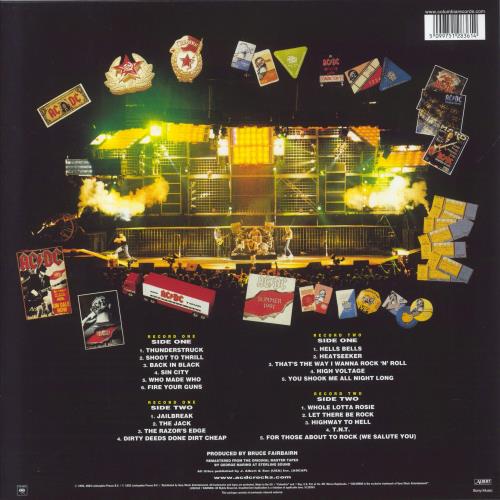 AC/DC Live - 180gm 2-LP vinyl record set (Double LP Album) UK ACD2LLI258876