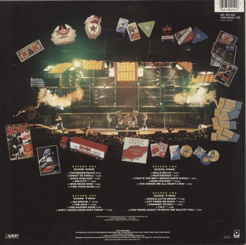 AC/DC Live - EX 2-LP vinyl record set (Double LP Album) UK ACD2LLI879397