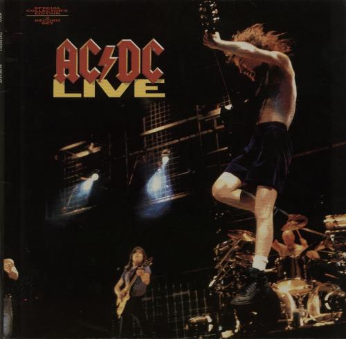 AC/DC Live - Promo Stickered 2-LP vinyl record set (Double LP Album) UK ACD2LLI653339