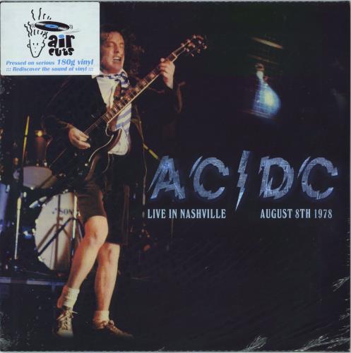 AC/DC Live In Nashville, August 8th 1978 vinyl LP album (LP record) UK ACDLPLI774550