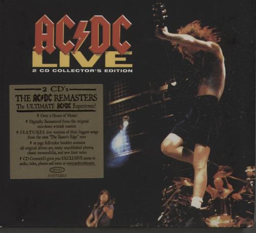 AC/DC Live 2 CD album set (Double CD) US ACD2CLI301452