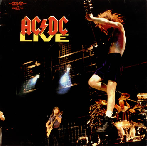 AC/DC Live 2-LP vinyl record set (Double Album) UK ACD2LLI35386