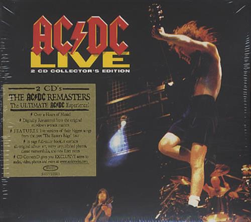 AC/DC Live 2 CD album set (Double CD) US ACD2CLI385474