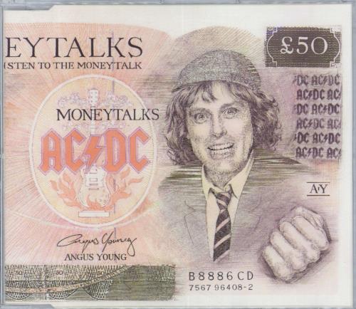 AC/DC Moneytalks CD single (CD5 / 5") UK ACDC5MO117452