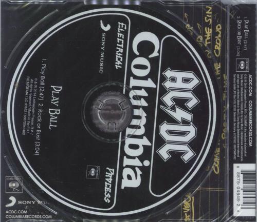 AC/DC Play Ball - Sealed CD single (CD5 / 5") German ACDC5PL799798