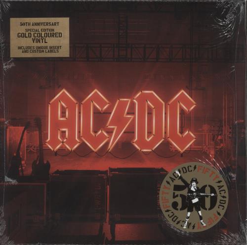 AC/DC Power Up - Gold Vinyl 50th Anniversary Edition vinyl LP album (LP record) UK ACDLPPO872466