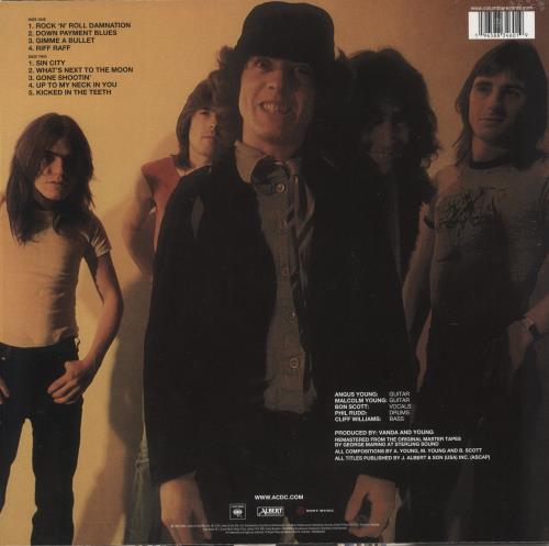AC/DC Powerage - 180g - Gold Vinyl vinyl LP album (LP record) UK ACDLPPO871693