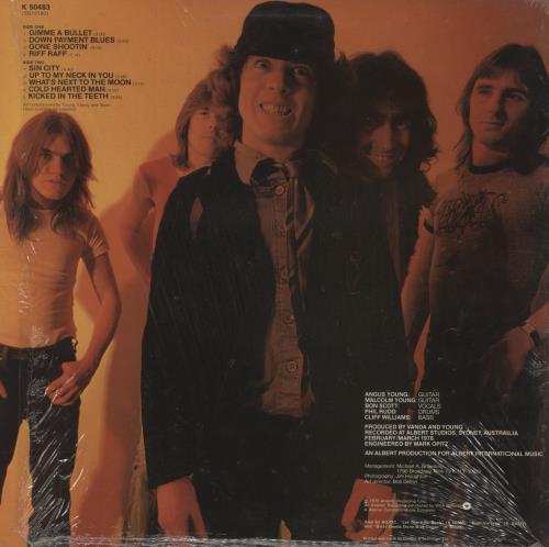 AC/DC Powerage Cold hearted Man UK vinyl LP album (LP record) (587263)