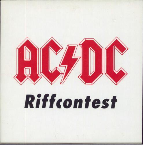 AC/DC Riffcontest CD album (CDLP) German ACDCDRI35324