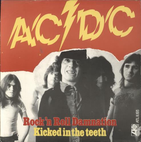 AC/DC Rock 'n Roll Damnation - 1st 7" vinyl single (7 inch record / 45) Dutch ACD07RO131490